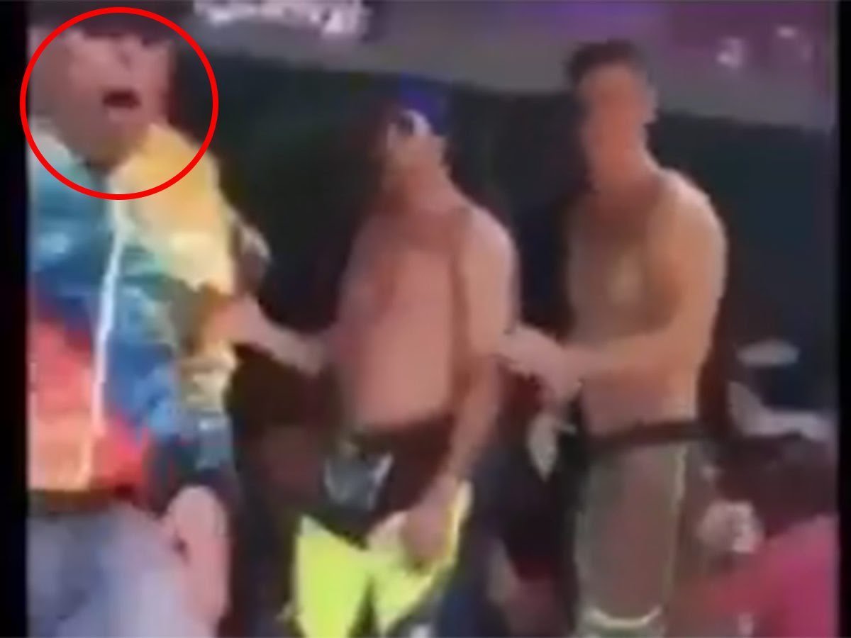 (VIDEO) Así se atragantó un sujeto en el show de los Wapayasos