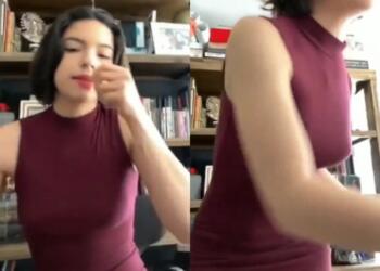 VIDEO: Ángela Aguilar paraliza las redes al lucir vestido entallado