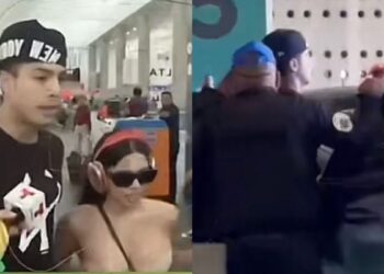 VIDEO: Naim Darrechi es detenido en el aeropuerto de Ciudad de México
