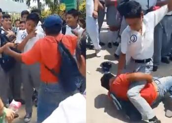 VIDEO: Incidente entre estudiante y vendedor de BonIce en las afueras de una secundaria se vuelve viral
