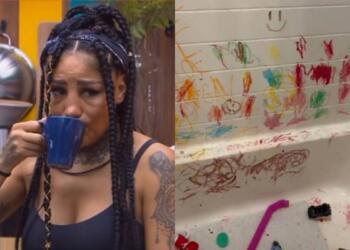 VIDEO: Acusan a la Barby Juárez de ‘crayolear’ el baño en La Casa de los Famosos