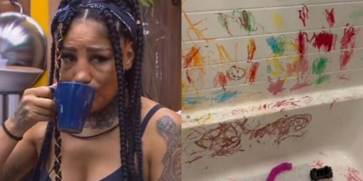 VIDEO: Acusan a la Barby Juárez de ‘crayolear’ el baño en La Casa de los Famosos