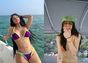 Danna Paola celebra su cumpleaños y la confunden con Yerimua
