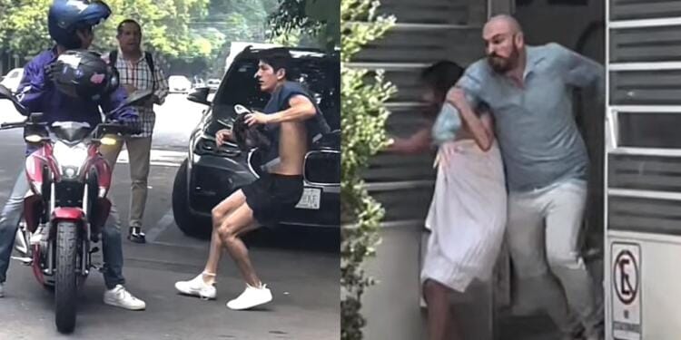 VIDEO: Joven huye de la casa de su ‘Novia’ porque llegó el esposo
