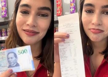 VIDEO: Engañan a cajera del Oxxo, le dieron billete falso de 520 pesos