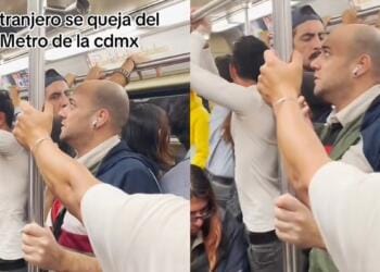 VIDEO: Turista argentino habla mal del Metro de la CDMX y pasajeros le reclaman