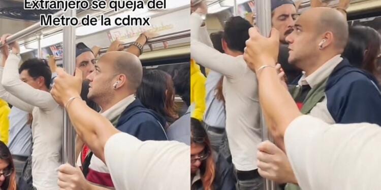 VIDEO: Turista argentino habla mal del Metro de la CDMX y pasajeros le reclaman