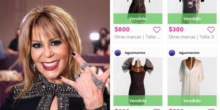 Alejandra Guzmán remata su ropa en internet desde 300 pesos, así puedes comprar sus prendas