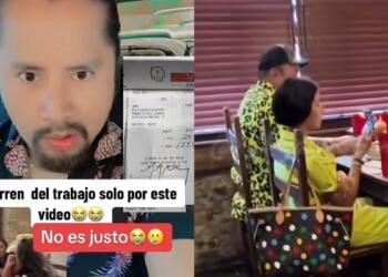 VIDEO: Despiden a mesero que exhibió propina de 20 dólares de Ángela Aguilar