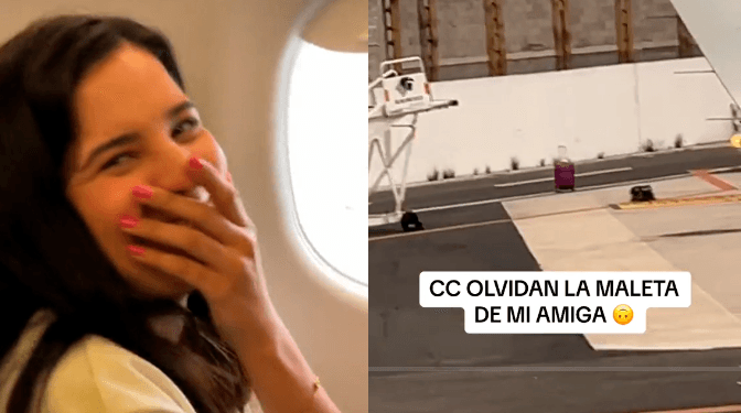 VIDEO: Pasajera trata de detener el despegue de un avión tras ver su maleta olvidada en la pista de aterrizaje