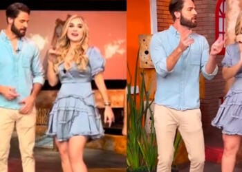 VIDEO: Marcela Mistral baila ‘Pégate pa mí’ con Jorge Losa y desata burlas hacia Poncho en redes