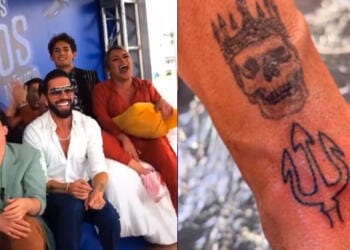 VIDEO: ‘Era de broma’ Wendy se burla de Poncho y Sergio por tatuarse logo del Team Infierno