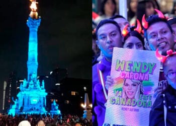 VIDEO: Fans de Wendy Guevara abarrotan el Ángel de la Independencia para festejar su victoria en LCDLF