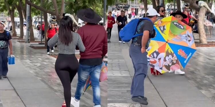 VIDEO: Joven ingenia forma para que no vean a su novia y se viraliza en redes