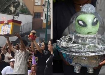 VIDEO: ¡Fiesta en el Barrio Mágico de Xallitic! Xalapeños organizan carrera de melones