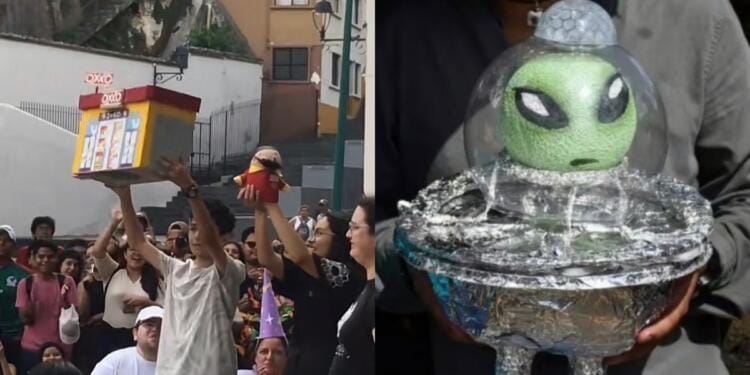 VIDEO: ¡Fiesta en el Barrio Mágico de Xallitic! Xalapeños organizan carrera de melones
