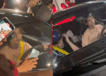 VIDEO: Fans ‘vandalizan’ el Porsche de Natanael Cano; así reaccionó el cantante