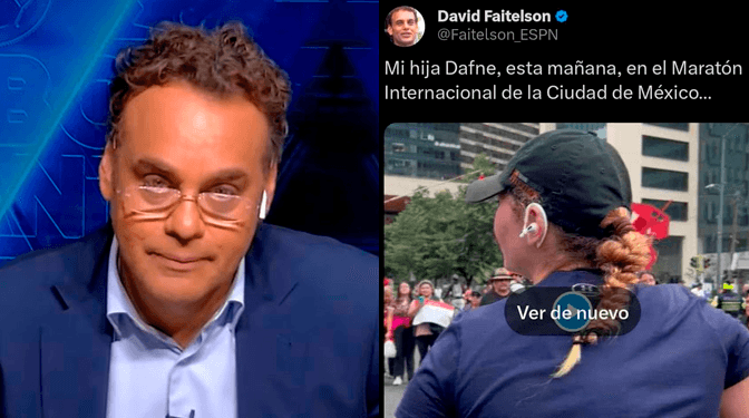 Denuncian que la hija de David Faitelson hizo trampa en el Maratón de la Ciudad de México