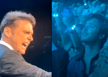 VIDEO: Captan a Diego Boneta disfrutando del concierto de Luis Miguel