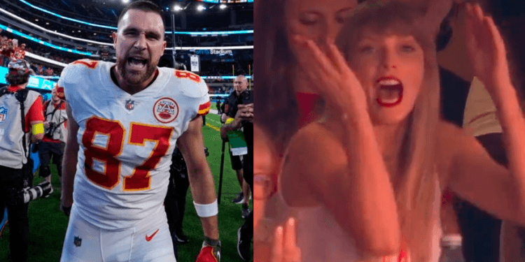 VIDEO: ¡Se le hizo! Taylor Swift fue al partido de los Chiefs y lo vio con la mamá de Travis Kelce