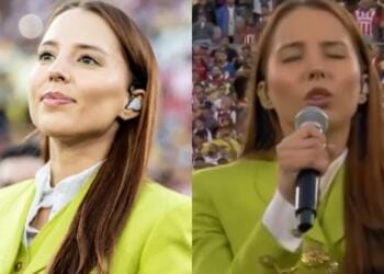 VIDEO: ¿Mejor que Ángela? Majo Aguilar deslumbra al interpretar el Himno Nacional Mexicano