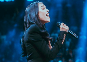 VIDEO: ‘Tenía miedo de equivocarme’ Danna Paola revela que superó su miedo de cantar el Himno Nacional Mexicano