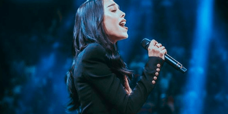 VIDEO: ‘Tenía miedo de equivocarme’ Danna Paola revela que superó su miedo de cantar el Himno Nacional Mexicano
