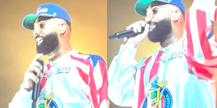 VIDEO: ¡Se hizo canon! Eladio Carrión canta ‘Mi primera chamba’ en pleno concierto