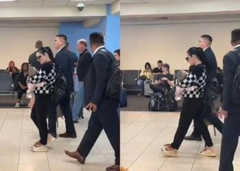 VIDEO: ‘Nadie la peló’ Se burlan de Maite Perroni por llegar rodeada de escoltas a Colombia