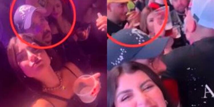 VIDEO: Acusan al «Escorpión Dorado» de engañar a su esposa en el concierto de Peso Pluma