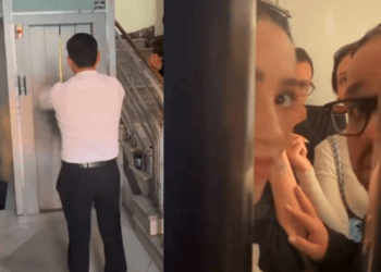 VIDEO: Ángela Aguilar vive angustiante momento tras quedar ATRAPADA en un ELEVADOR
