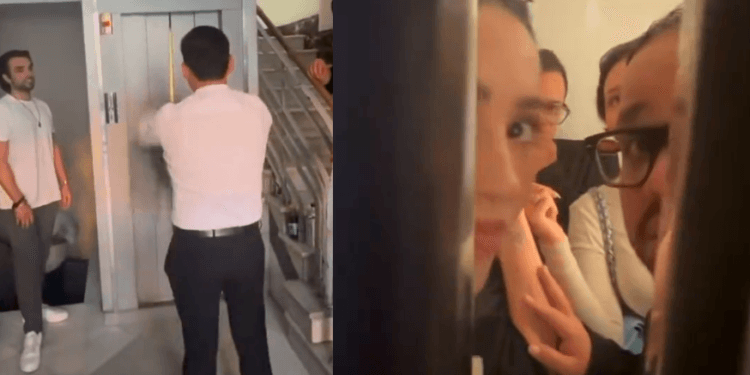 VIDEO: Ángela Aguilar vive angustiante momento tras quedar ATRAPADA en un ELEVADOR