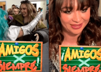 VIDEO: Elenco de ‘Amigos X Siempre’ se reencuentra con Belinda, revelan que Daniela Luján se escondió para no saludarla