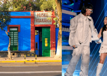 VIDEO: Peso Pluma cierra el museo Frida Kahlo para tener cita romántica con Nicki Nicole