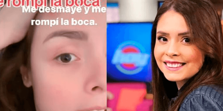 VIDEO: Maryfer Centeno sufre accidente que casi la deja sin dientes