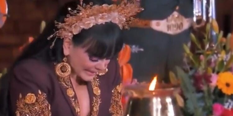VIDEO: Maribel Guardia se rompe en llanto tras cantarle a la Virgen de Guadalupe y recordar la pérdida de su hijo Julián Figueroa
