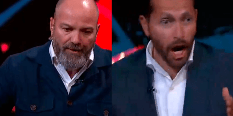 VIDEO: Luis García estalla contra ‘El Warrior’; lanza una taza de café y se va del set