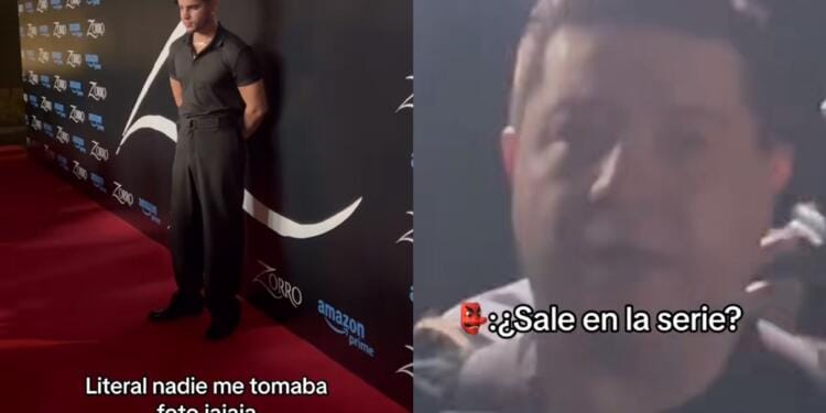 VIDEO: Influencer Aaron Mercury acude a una alfombra roja y nadie lo reconoce