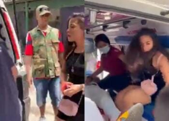 VIDEO: Sujeto sufre accidente y su novia acude para exigir que le dé la clave de su celular