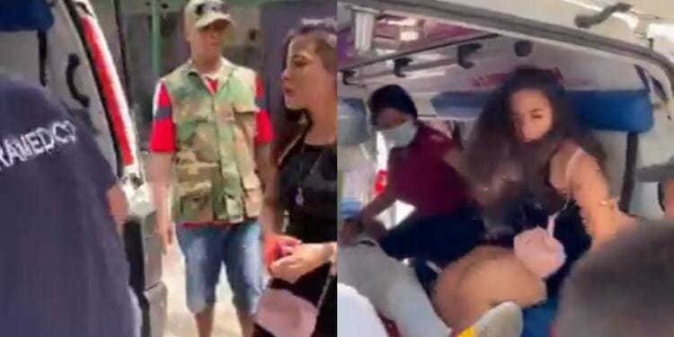 VIDEO: Sujeto sufre accidente y su novia acude para exigir que le dé la clave de su celular