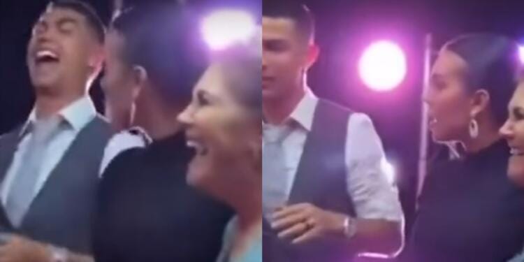 VIDEO: Georgina Rodríguez regaña a Cristiano Ronaldo en plena fiesta