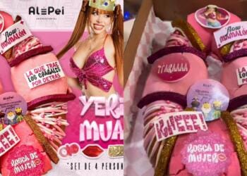 VIDEO: Crean la ‘Yerirosca’, rosca de reyes inspirada en la influencer Yeri Mua