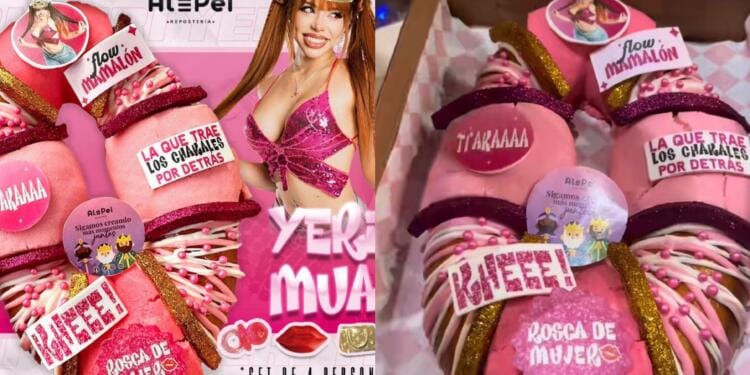 VIDEO: Crean la ‘Yerirosca’, rosca de reyes inspirada en la influencer Yeri Mua