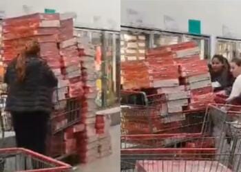VIDEO: Clientes de Costco se unen para quitarle roscas a una revendedora que llevaba más de 30 roscas de Reyes en su carrito