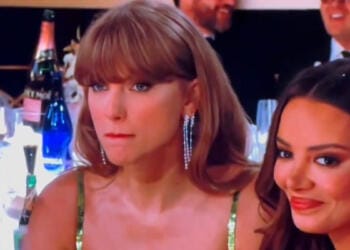 VIDEO: Taylor Swift se viraliza por reacción a broma sobre ella en los Globos de Oro 2024