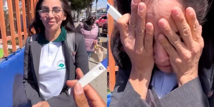 VIDEO: Maestra de Conalep se entera de que está embarazada durante reto