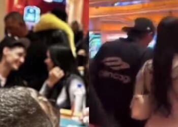 VIDEO: ¿Le fue infiel a Nicki Nicole? Captan a Peso Pluma con otra mujer en las Vegas previo al 14 de febrero