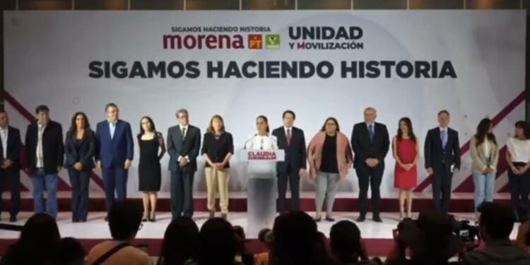 Sheinbaum incluye a Marcelo Ebrard, Manuel Velasco y César Yáñez a su equipo de campaña
