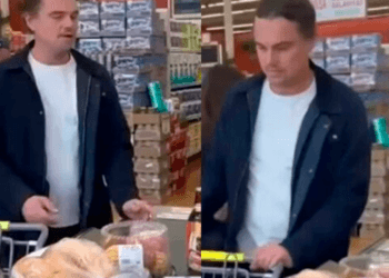 VIDEO: Captan a Leonardo DiCaprio comprando tortillas en supermercado y causa sensación