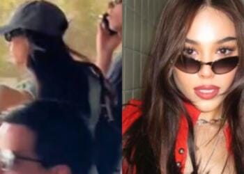 VIDEO: Critican a Danna Paola por salir corriendo de restaurante